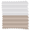 【カーテンレール可】ツインハニカム ペブル ハニカムシェード サンプルの写真