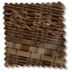 ロザリオ ウォールナット Roll Up Woven Wood 見本の写真