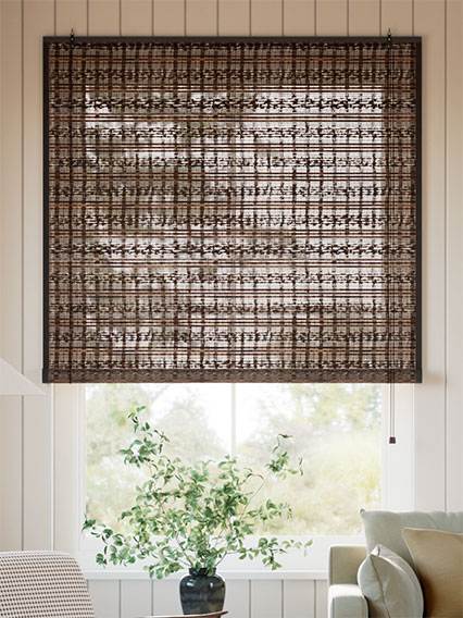 ロザリオ ウォールナット＆エイコーン Roll Up Woven Wood サムネイル写真