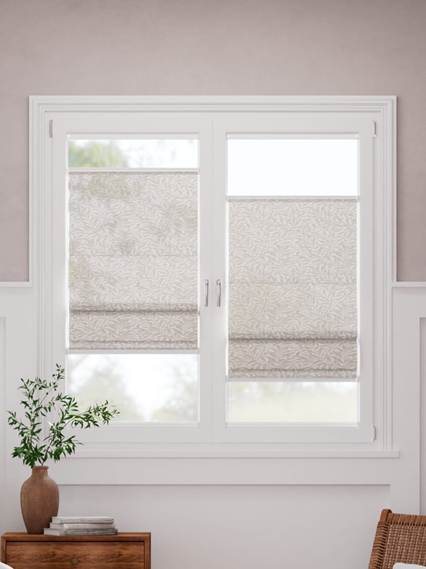 【窓貼りタイプ】ウィリアム・モリス ウイローバウ リネン ボイル Top Down Bottom Up Stick2Fit Roman Blind サムネイル写真